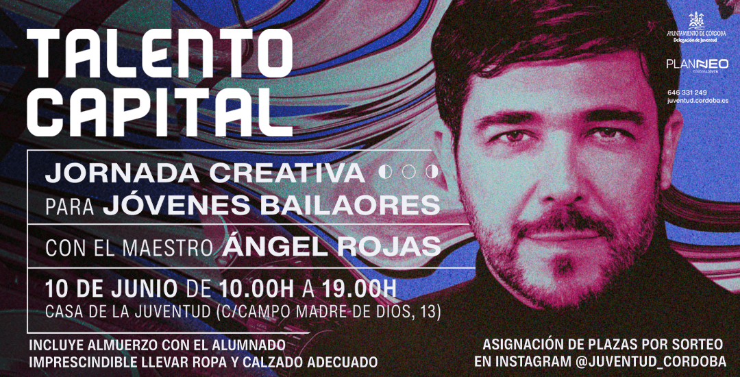 Jornada creativa para jóvenes bailaores con Ángel Rojas
