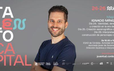 Charlas sobre IA y artes escénicas con Ignacio Mínguez