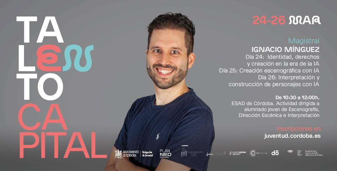 Charlas sobre IA y artes escénicas con Ignacio Mínguez