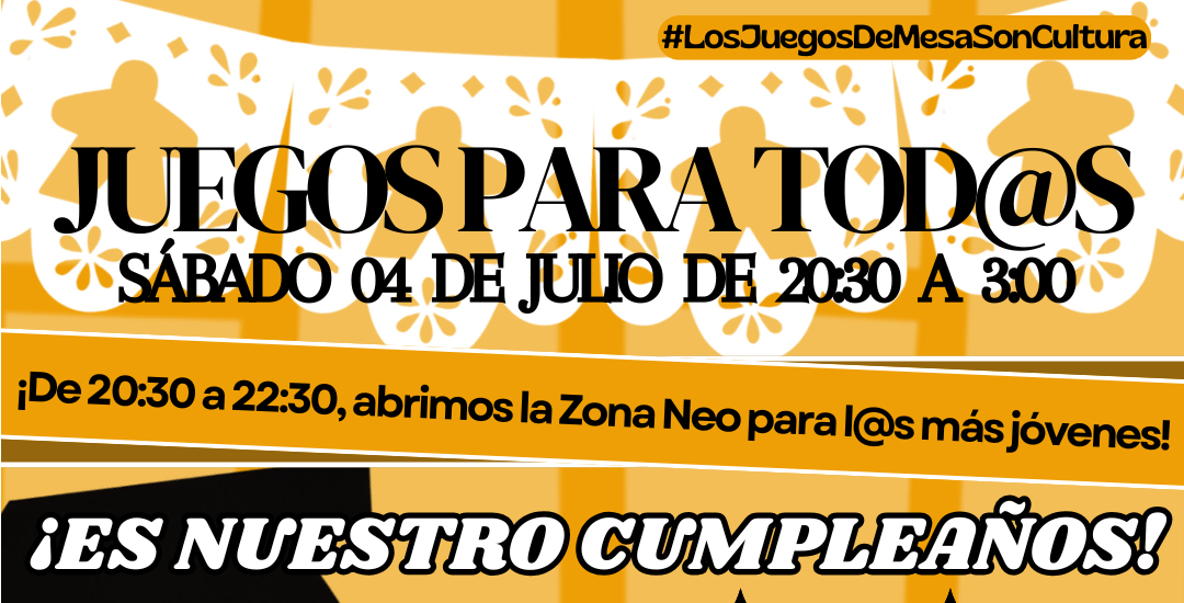 A jugar a la Casa. ¡Es su cumpleaños!